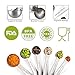 Tovantoe Stainless Steel Measuring Spoons3907 Spoons, Silver