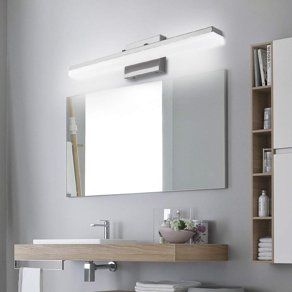 Make Up Mirror Front Lamp 24inch Bath Wall Light Cool White 14w Modern Led Vanity Lights Over Mirror Lighting Fixture Kitchen Bathroom Fixtures Tools Home Improvement Urbytus Com