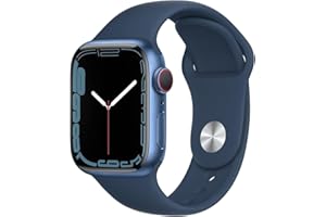 Apple Watch Series 7 41mm (GPS + Cellular) Aluminum Blue with Blue Sport Band