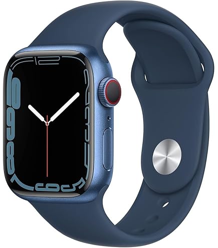 Amazon.com: Apple Watch Series 7 (GPS + Cellular, 41MM) - Blue 