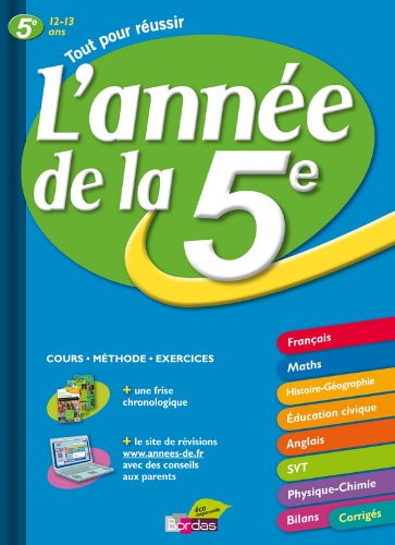 ANNEE DE LA 5E