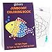 Glokers Jumbo Dot Coloring Book for Kids - Creative Interactive Activity Books for Toddlers- 25 Pages of Different Shapes and Colors - Works with Dab Markers - Children Educational Art Supplies