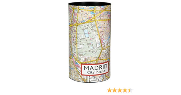 Madrid City puzzle 500 Teile, 48 x 36 cm : Amazon.es: Libros