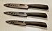 Top Classic Chefs Ceramic Knife Set by Chefware for Cutting Fruits Vegetables & Meats (3 Piece Set)