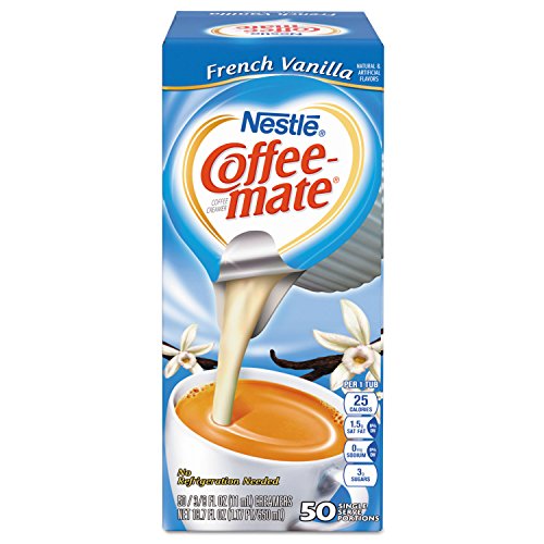 image for NES35170BX Coffee-mate 35170BX French Vanilla Creamer, 0.375oz, 50/Box