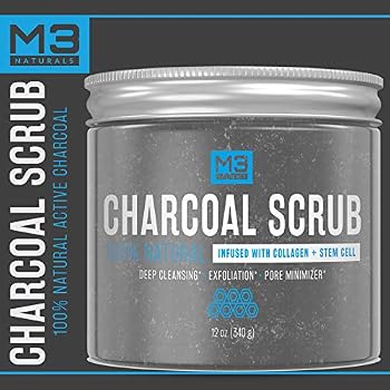 M3 Naturals Activated Charcoal Scrub 