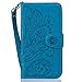 Hovisi Flip Leather Case Cover Leather Wallet Case for iPhone 5/5S/SE (Color 1)