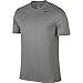 NIKE Men's Dry Legend 2 Tee, Dark Grey Heather/Black/Black, X-Large