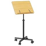 KSacry Rolling Podium Stand for Teachers Classroom