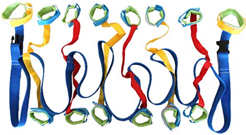 Haktoys Children Safety Walking Rope with 14 Handles | Extendable and Adjustable Handles with Soft Inner Fabric | Safe and Durable | Perfect for Nursery, Daycare, Kindergarten and School