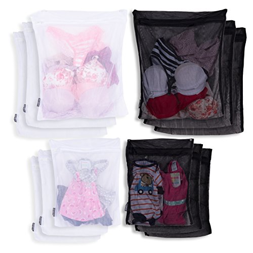 Rack and Hook Laundry Washing Bags Travel Sorting