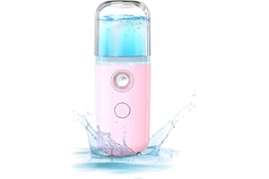 CHIRISEN Rechargeable Handy Nano Mister,Facial Sprayer Steamer Mist Nano Ionic Eyelash Extensions Face Spa Beauty Skin Care w
