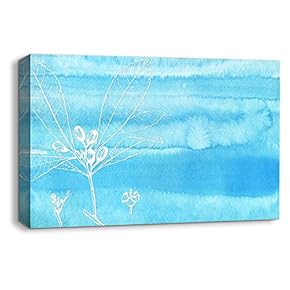 Canvas Wall Art Abstract Ink Storry World Painting Artwork for Home Prints Framed - 12x18 inches