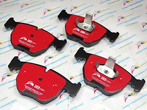 BMW Front Premium Semi-Mettalic Brake Pads w/Shims D681