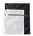 HOPDAY Wash Bags, Delicates Mesh laundry Bags, Super Premium Quality Bra lingerie Protection Washing Drying Bag with Rust Proof Flow Zipper, Set of 6 (3 Medium & 3 Large)-Black & White