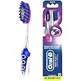 Oral-B 3D White Luxe Stain Eraser Toothbrushes, Soft, 2 Count