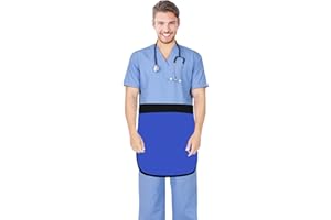 LVCHEN Half Lead Apron for X-Rays - 0.5mmpb Xray Apron Lead Shield for Lower Body Adult X-Ray Shield