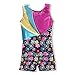 HOZIY Leotards for Girls Gymnastics Biketards Size 6-7 Years old Flowers Sparkles