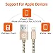 【Apple MFI Certified】Apple iPhone Charger Lightning Cable,TORRAS 3.3Ft Braided Fast Apple iPhone Charging Cable USB Syncing Charging Cord for iPhone 7 6 6s plus 5s 5,iPad Air Mini,iPod Nano -Gold