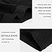 Counting Stars Mens Boxer Briefs Black Cotton Mens Underwear Boxer Briefs for Men Pack of 5 with Pouch Fly L