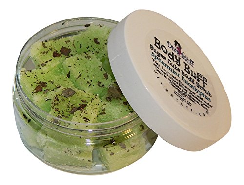 Diva Stuff , Spearmint Eucalyptus Sugar Scrub, Exfoliates and Hydrates Skin, 8 Oz