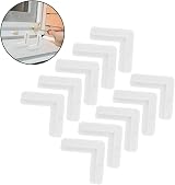 Homoyoyo 10pcs Plastic Window Screen Repair Corner Brackets 90-Degree Internal view 7