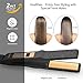 Spaire Hair Straightener Negative Ionic Wet Hair Applicative PTC Ceramic Flat Iron Hair Styler with LCD Fast Heating Temperature Control and Lock Design