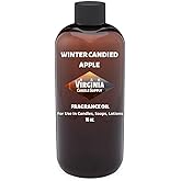 Winter Candied Apple Fragrance Oil (16 oz. Bottle) for Candle Making, Soap Making, Tart Making, Room Sprays, Lotions, Car Fresheners, Slime, Bath Bombs, Warmers