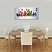 Wieco Art Cityscape Extra Large Colorful City 100% Hand Painted Modern Gallery Wrapped Abstract Landscape Oil Paintings on Canvas Wall Art Ready to Hang for Living Room Bedroom Home Decorations