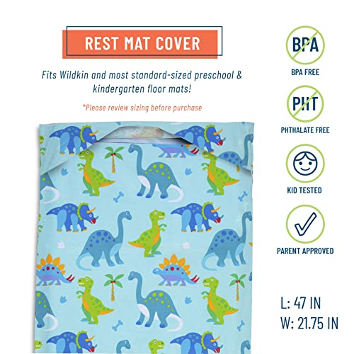 Wildkin Kids Nap Mat Cover for Boys & Girls, Sewnin Flap Design Rest