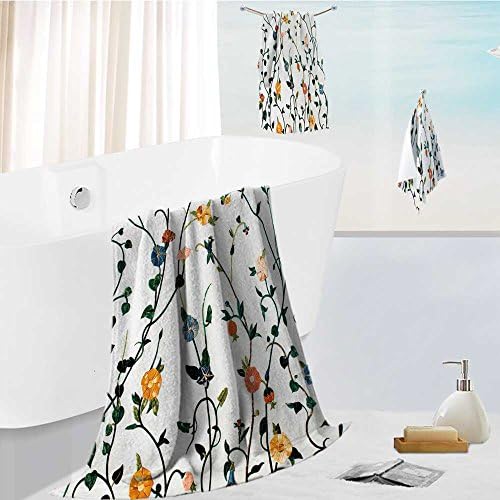 AmaPark Premium Soft 3 Pieces Towel Set abu dhabi june the decor in the mosque on june in abu dhabi sheikh zayed is 100% Ring Spun Cotton For Hotel