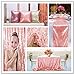 ShiDianYi 3 Feet 1 Yards-Sequin Fabric, by The Yard, Sequin Fabric, Tablecloth, Linen, for Xmas Decor (1 Yard, Blush Pink)