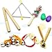 PETUOL Kids Musical Instruments 24pcs Wood Percussion Xylophone Toys for Children Musical Movement-Music Rhythm Percussion Kit for Toddler Boy and Girls Gift