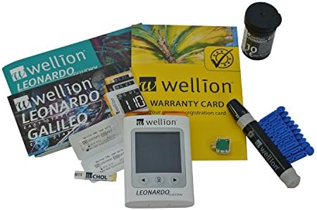 Cholesterol Monitor Blood Measuring Meter Starter Monitoring Test Kit + 5 Extra Strips