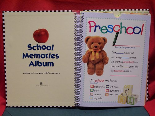 Deluxe School Memories Keepsake Photo Album Scrapbook from Preschool