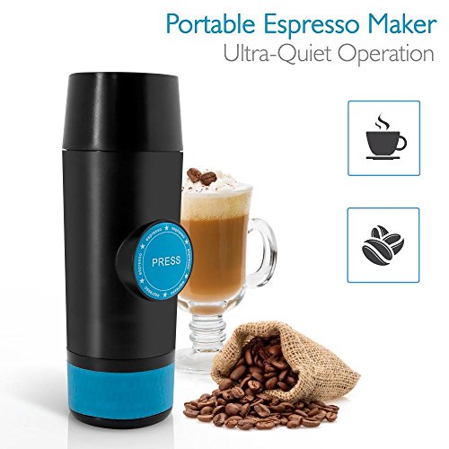 Upgraded Portable Electric Espresso 4335463708 Maker, 2 in 1 Capsule