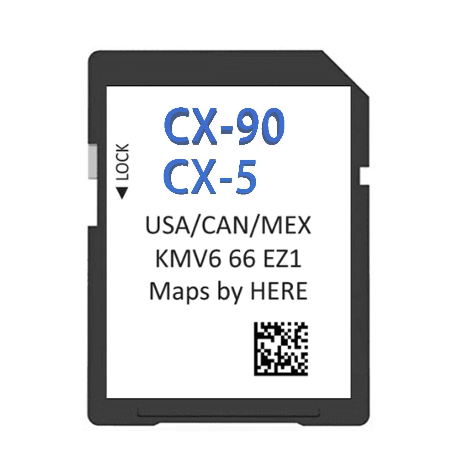 GPS Navigation SD Card Fits 2024/2025 CX-90 CX-5 Maps USA/Canada/Mexico ...