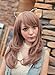 X&Y ANGEL Fashionable Middle-length Wavy Healthy Kanekalon Wigs As Real Hair K035 (purple (like the photo shows))