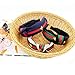 Red Green Stripe Headbands for Women - Hair Hoops with Bee Animal - Cross Knot Hairbands with Cloth Wrapped for Girls - 3Pcs (Bee Animal Style)