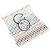 Agutape 44 Rolls Rainbow Candy Color Skinny Slim Washi Tape Set,Planner DIY Scrapbooking Tape