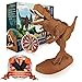 Betheaces Dinosaur Toys Foam Dart Gun Toy Dragon Novel Realistic Tyrannosaurus Rex Model for Kids Boys Girls with Shooting Roaring Light Up Eyes for Birthday Gifts