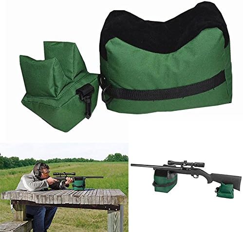 Oxford Cloth Green Tatical Front&Rear Sandbag Support Hunting Rifle Range Sandbag Shooting Bag Bench Rest Sniper