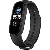 Pulseira inteligente Xiaomi Mi Band 5 com visor de cor verdadeira AMOLED de 1,1 polegada •Mostrador animado, 24 horas de…