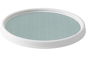 Copco Basics Non-Skid Pantry Cabinet Lazy Susan Turntable, 12-Inch, Blue