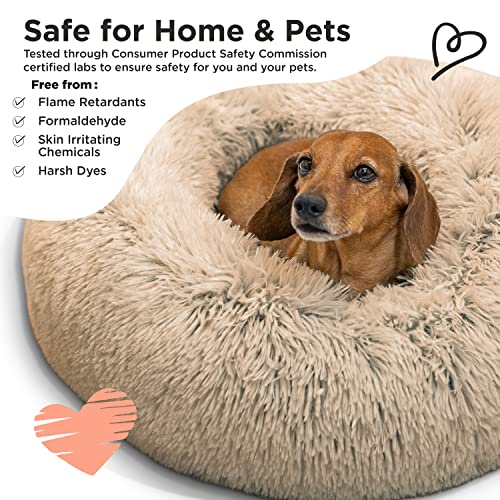 Best Friends by Sheri The Original Calming Donut Cat and Dog Bed in