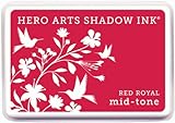Hero Arts Rubber Stamps Royal Mid-Tone Shadow Ink Stamp Pad, Red