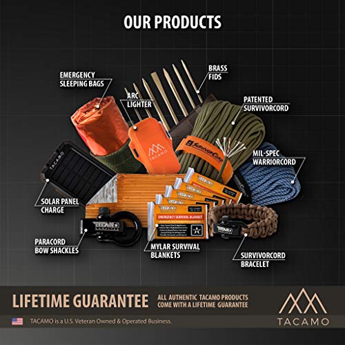 TACAMO Emergency Fire Making Kit, 15Piece Waterproof Fire Starter