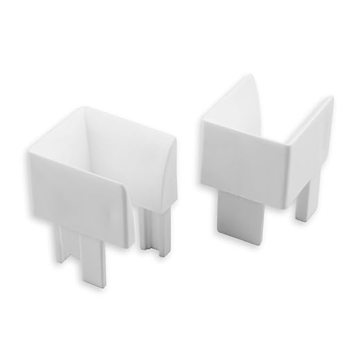 DIWARO® Einlauftrichter | für Kunststoff Rolladen-Führungsschienen 900 & 933 | weiß