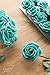Ling's Moment Artificial Flowers 50Pcs Teal Turquoise Roses Decor w/Stems,3