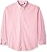 IZOD Men's Big and Tall Button Down Long Sleeve Stretch Performance Gingham Shirt